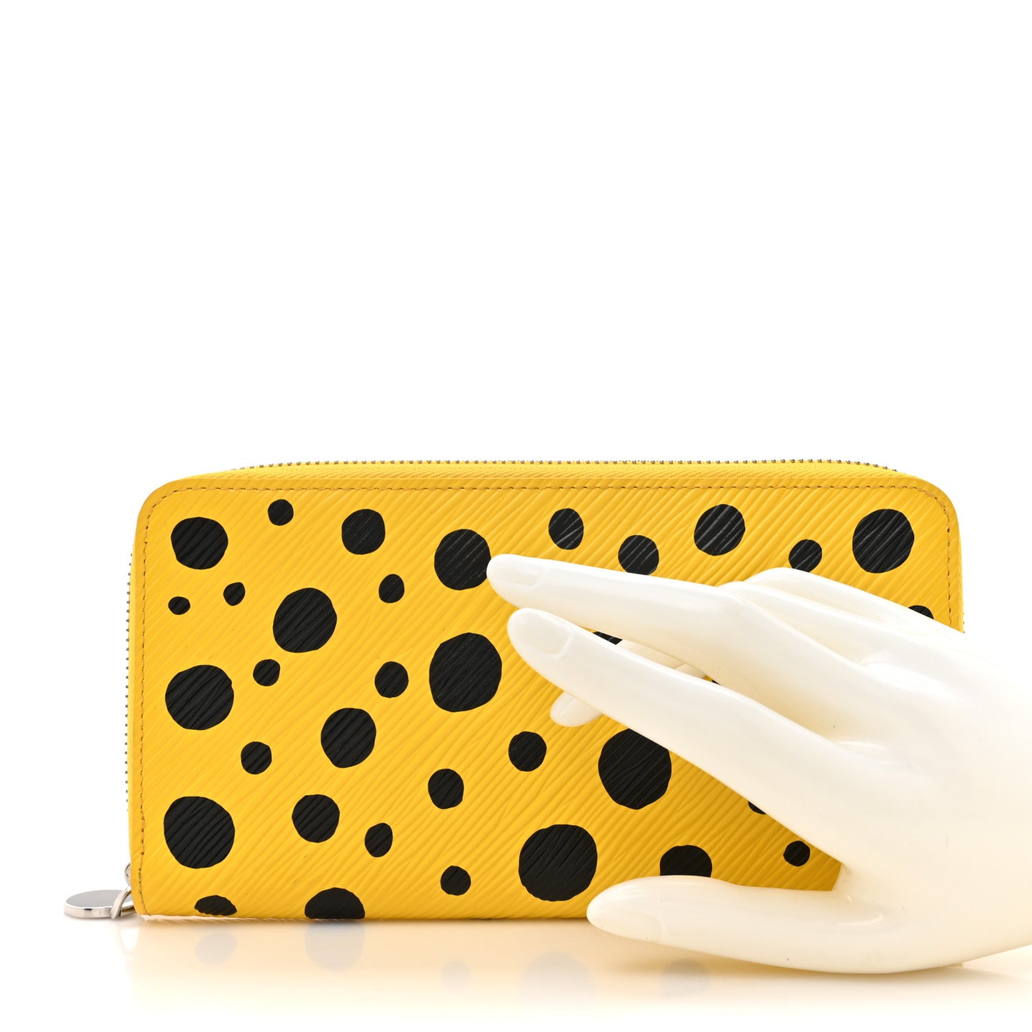 LV X YK Epi Zippy Wallet Yellow Black