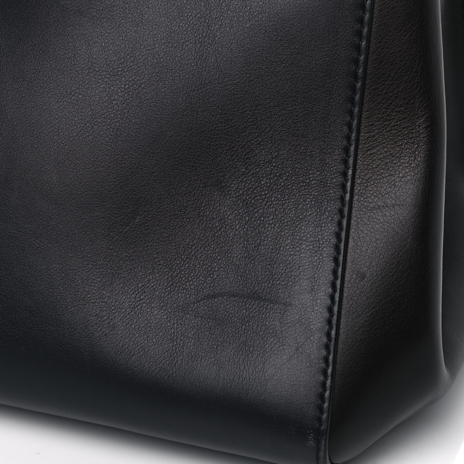Celine Supple Calfskin Medium Edge Shoulder Bag Navy Blue 18 of 20