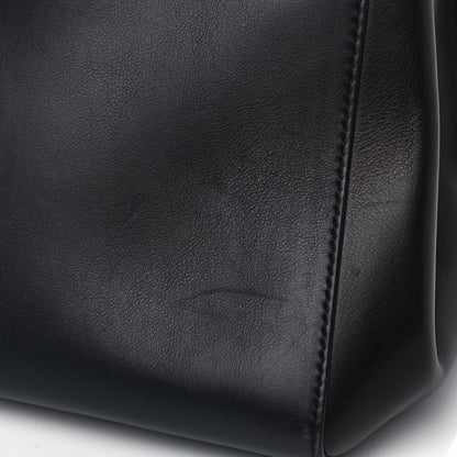 Celine Supple Calfskin Medium Edge Shoulder Bag Navy Blue 18 of 20