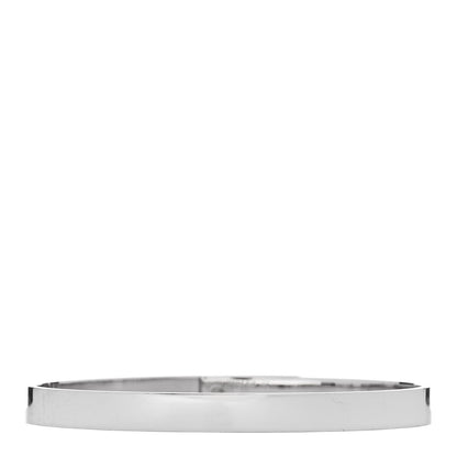 Hermes 18K White Gold Pink Rhodolite PM Kelly Bracelet ST 2 of 4