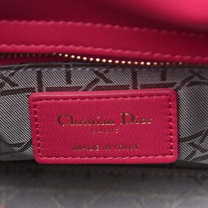 Christian Dior Lambskin Cannage Mini Lady Dior Fuchsia 6 of 10