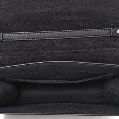 Fendi Vitello Century Velvet F is Fendi FF Kan I Shoulder Bag Black Tobacco 5 of 11