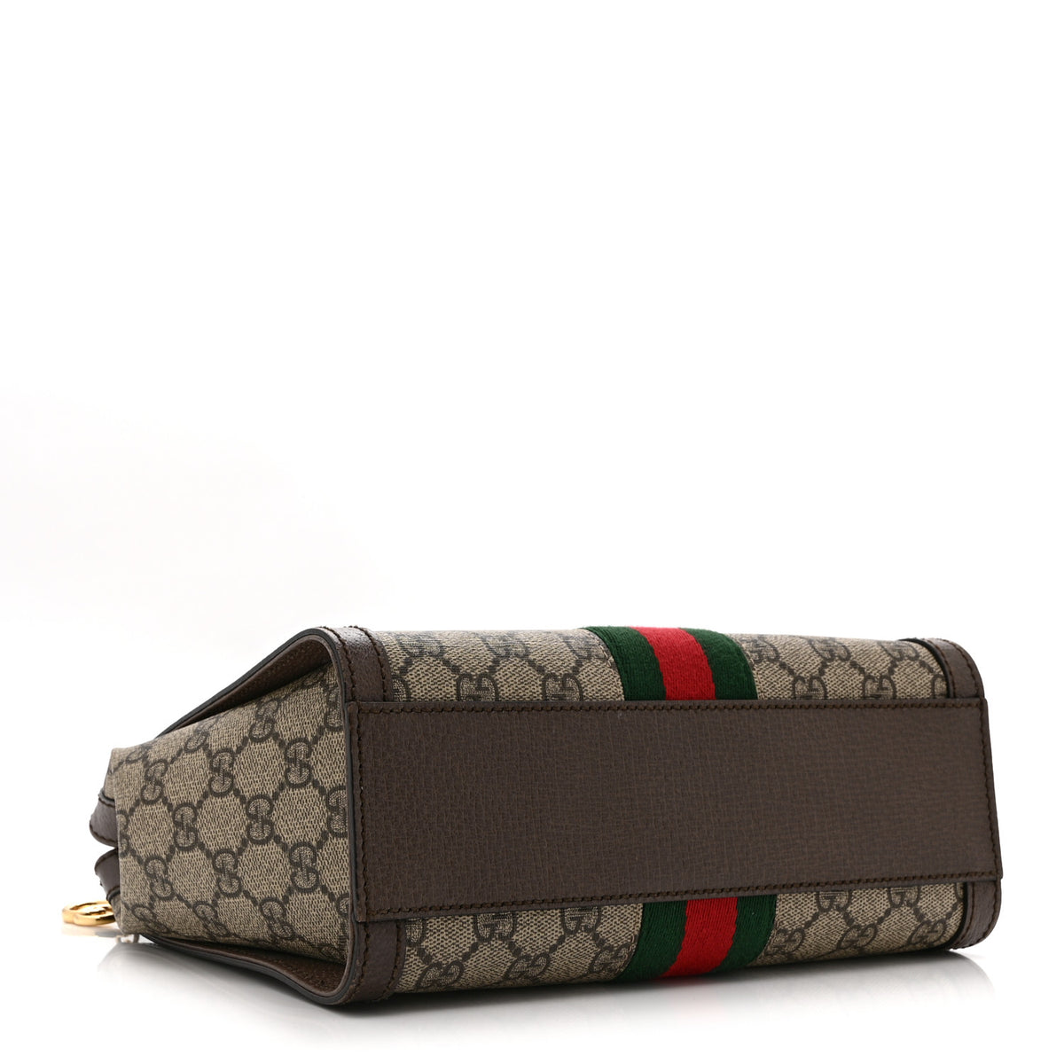 GG Supreme Monogram Small Ophidia Tote Bag Brown