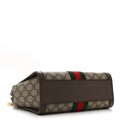 Gucci GG Supreme Monogram Small Ophidia Tote Bag Brown 4 of 11
