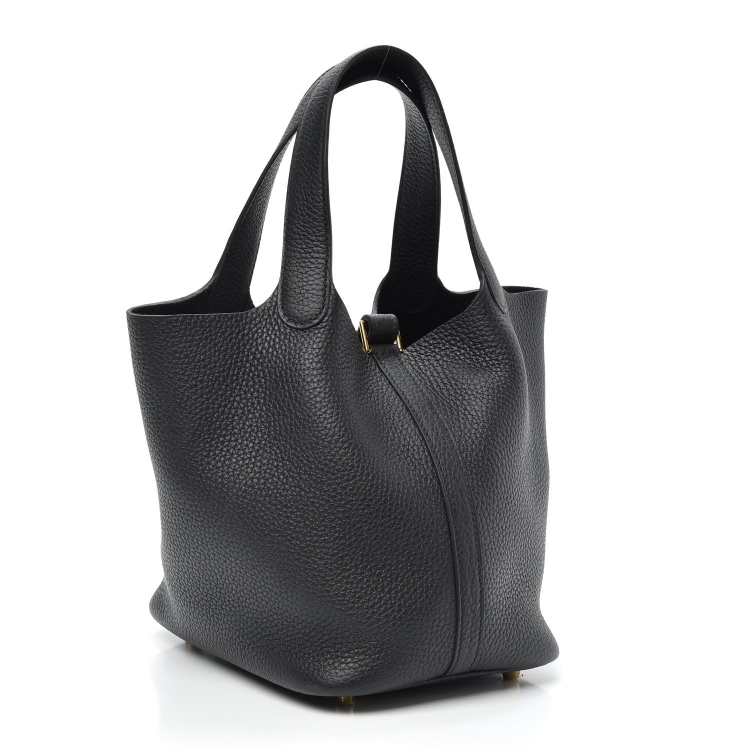 Hermes Taurillon Clemence Picotin Lock 18 PM Black 3 of 9