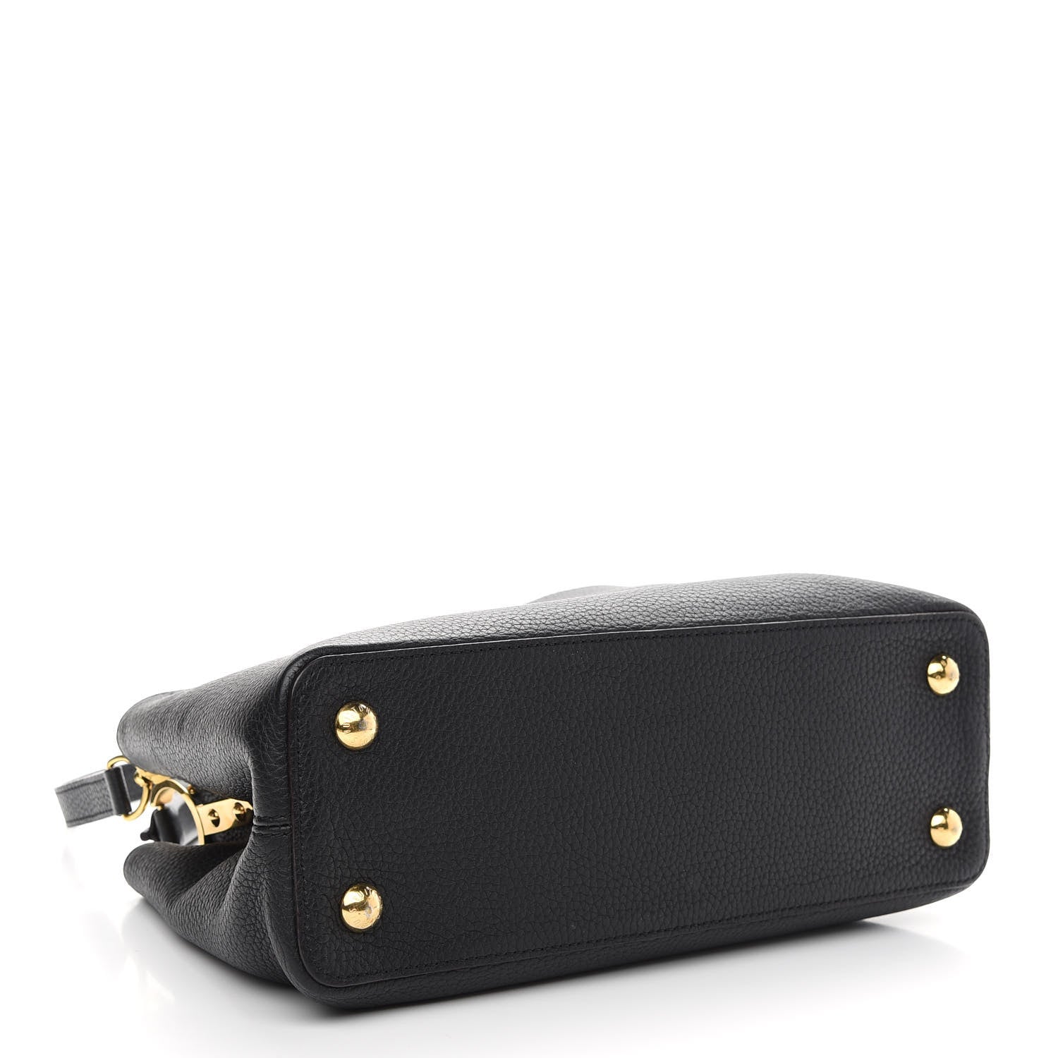 Louis Vuitton Taurillon Capucines PM Black 4 of 8