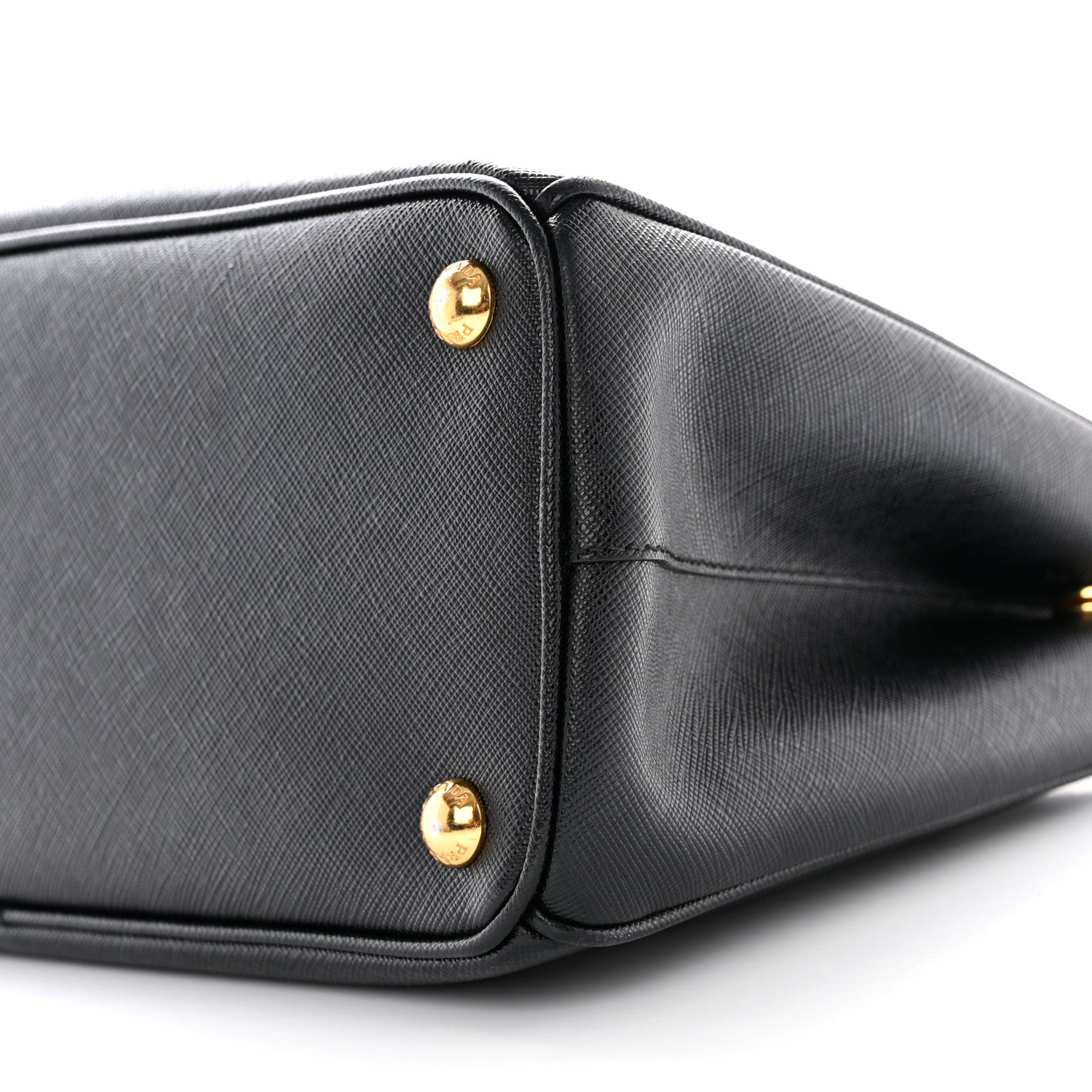 Prada Saffiano Small Galleria Double Zip Tote Black 10 of 10