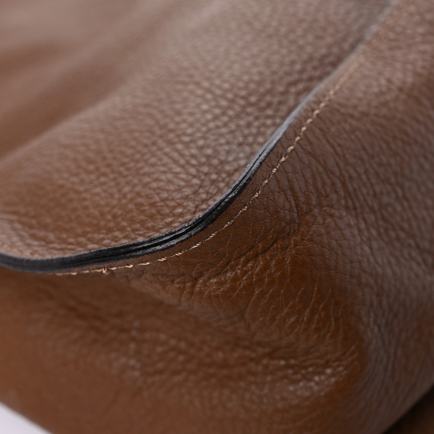 Calfskin Medium Marcie Satchel Ebony