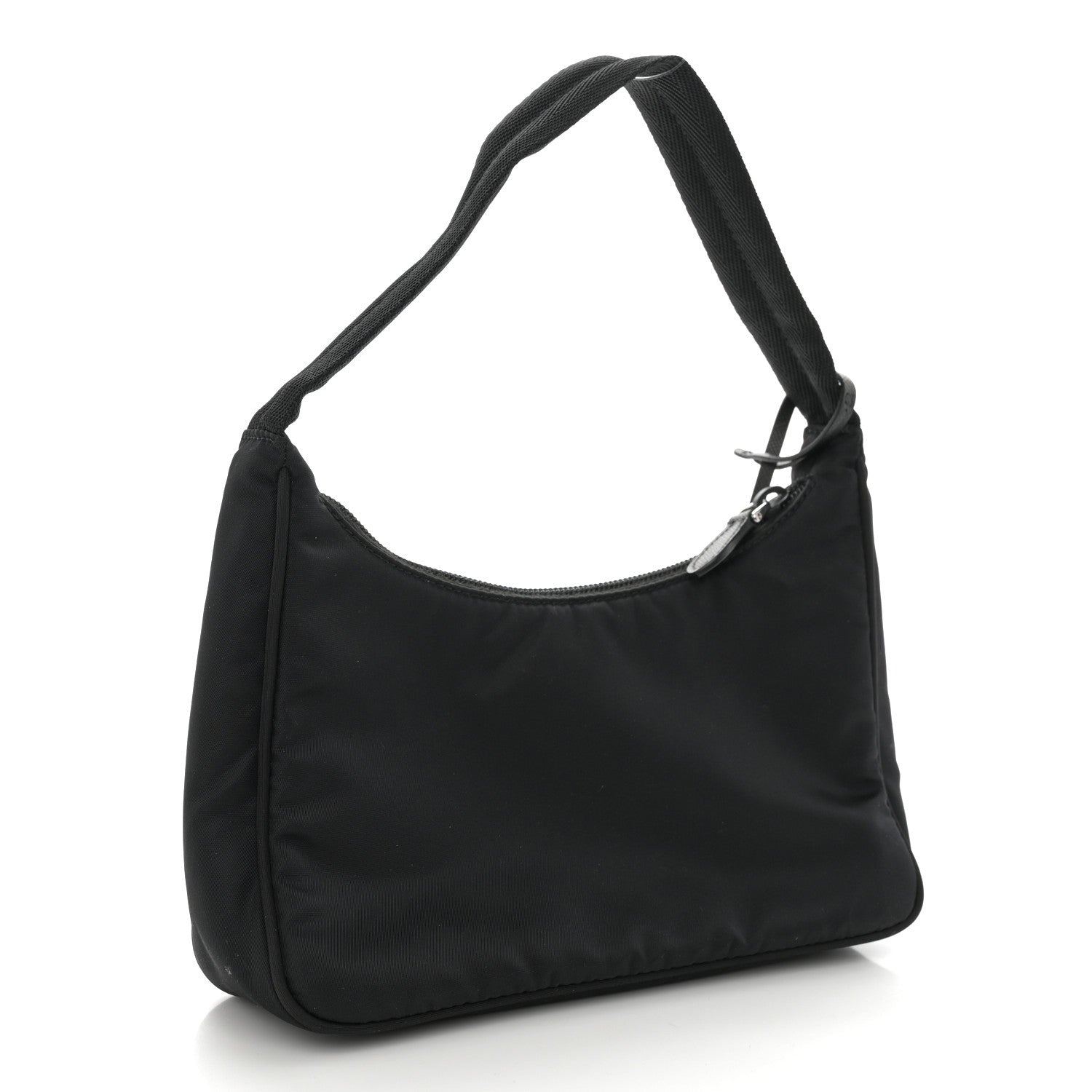 Prada Tessuto Nylon Mini Re-Edition 2000 Bag Black 3 of 12