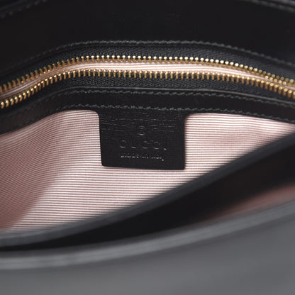 Gucci Vitello Palmellato Lux Small Arli Flap Shoulder Bag Black 5 of 12