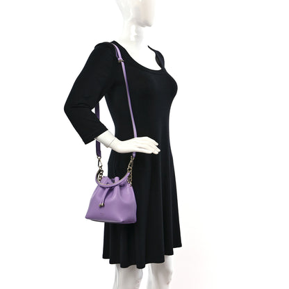 Jimmy Choo Grainy Goatskin Bon Bon Bucket Bag Wisteria 3 of 11