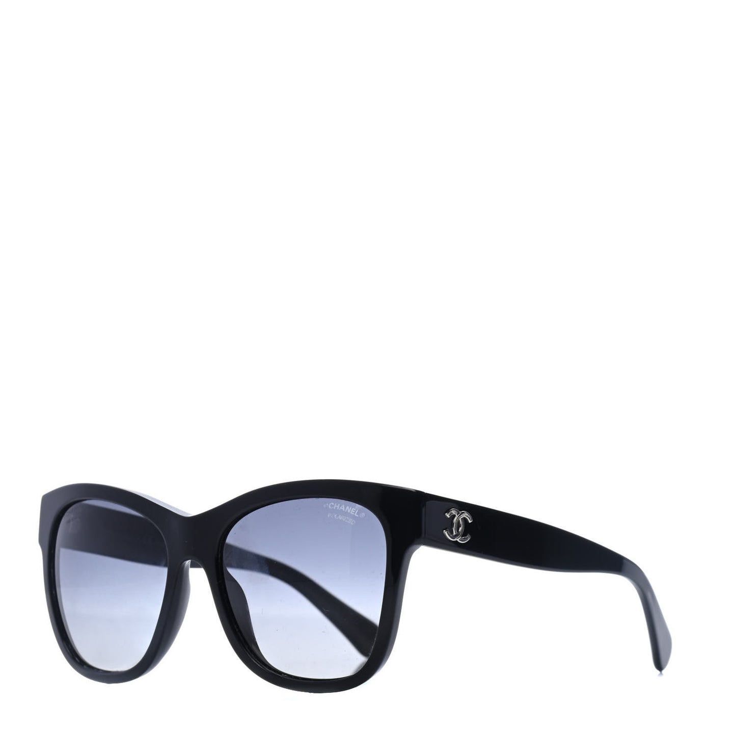 Acetate Polarized Square CC Sunglasses 5380 Black