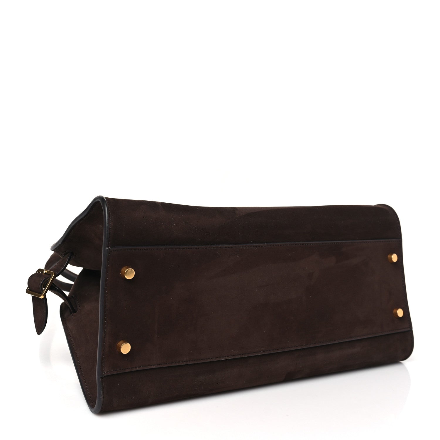 The Row Nubuck Margaux Shoulder 12 Dark Mocha 4 of 9