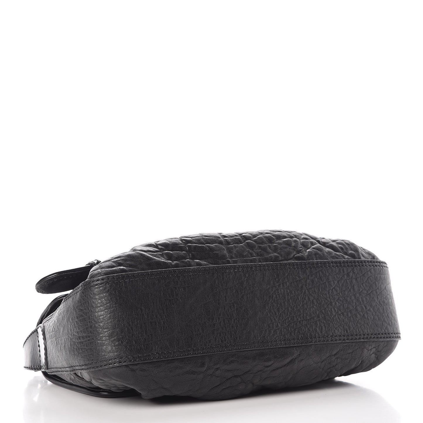 Nappa Patent B Bis Flap Bag Black