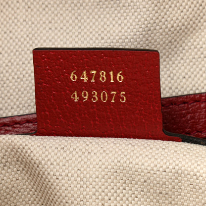 Gucci X DORAEMON Mini Vintage GG Supreme Monogram Small Dome Backpack Beige Cherry Red 7 of 10