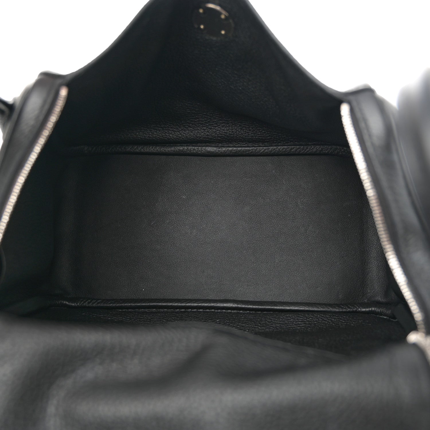 Hermes Taurillon Clemence Lindy 26 Black 5 of 14