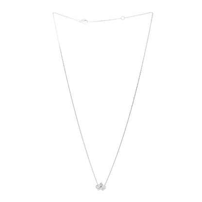 Cartier 18K White Gold Diamond Caresse D'Orchidees Par Cartier Necklace 3 of 4