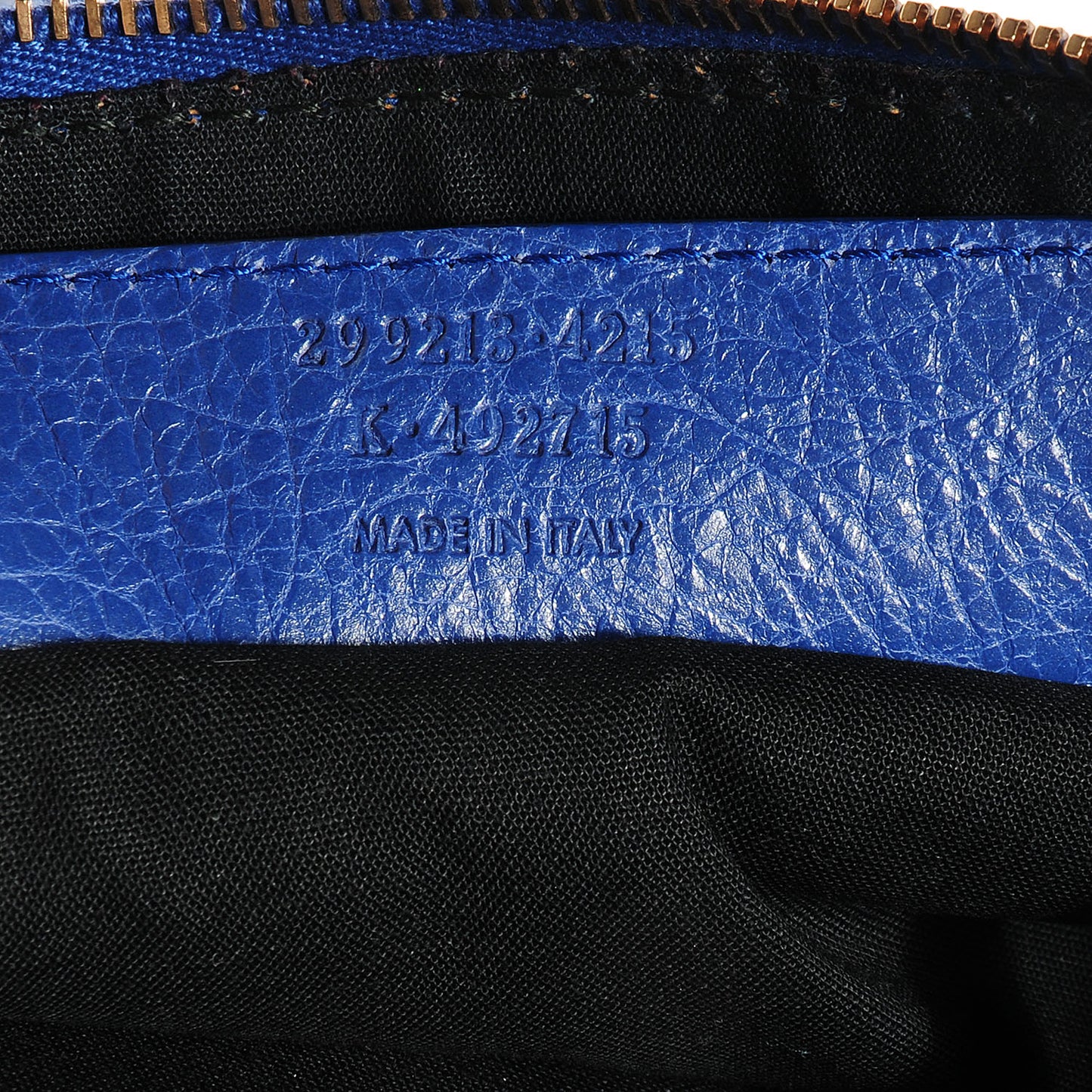 Agneau Giant 12 Rose Gold Hardware Flat Handle Clutch Bleuette