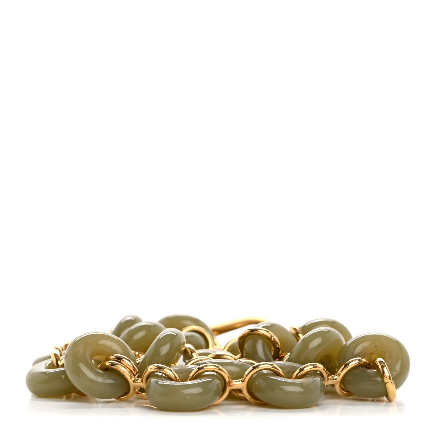 Loewe Brass Donut Chain Shoulder Strap  Gray 2 of 5