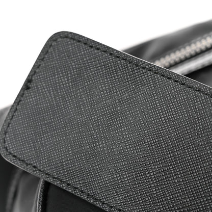 Prada Tessuto Nylon Saffiano Duffle Black 14 of 18