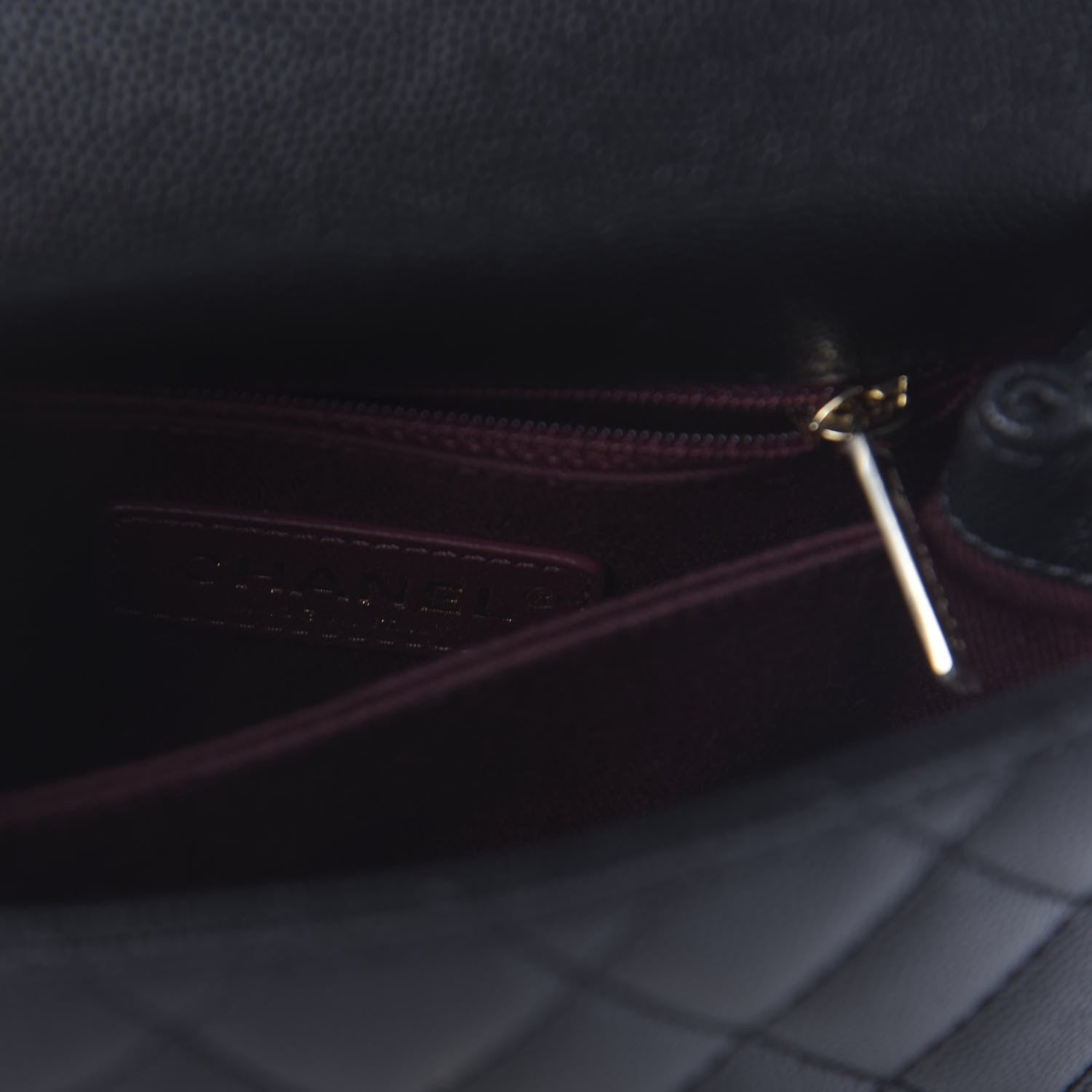 Chanel Caviar Quilted Extra Mini Coco Handle Flap Black 8 of 11