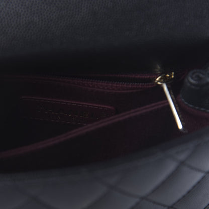 Chanel Caviar Quilted Extra Mini Coco Handle Flap Black 8 of 11