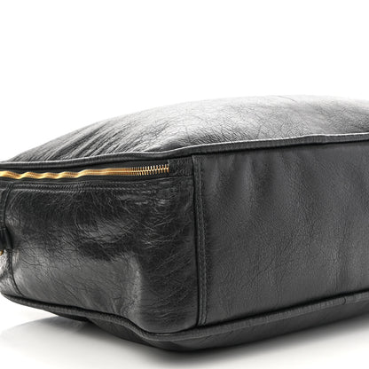 Balenciaga Agneau Medium Blanket Square Tote Black 8 of 10