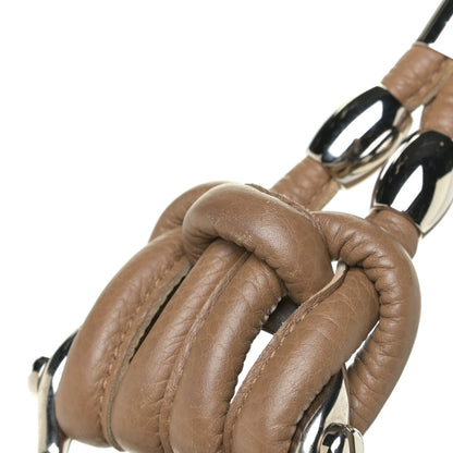 Gucci Guccissima Medium Techno Horsebit Hobo Taupe 10 of 13