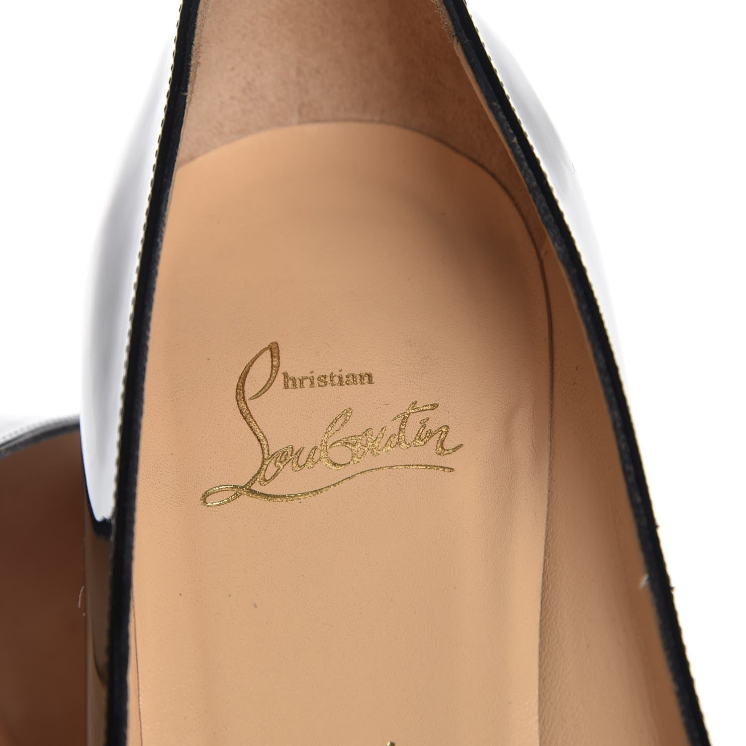 Christian Louboutin Patent Simple 100 Pumps 38.5 Black 7 of 8