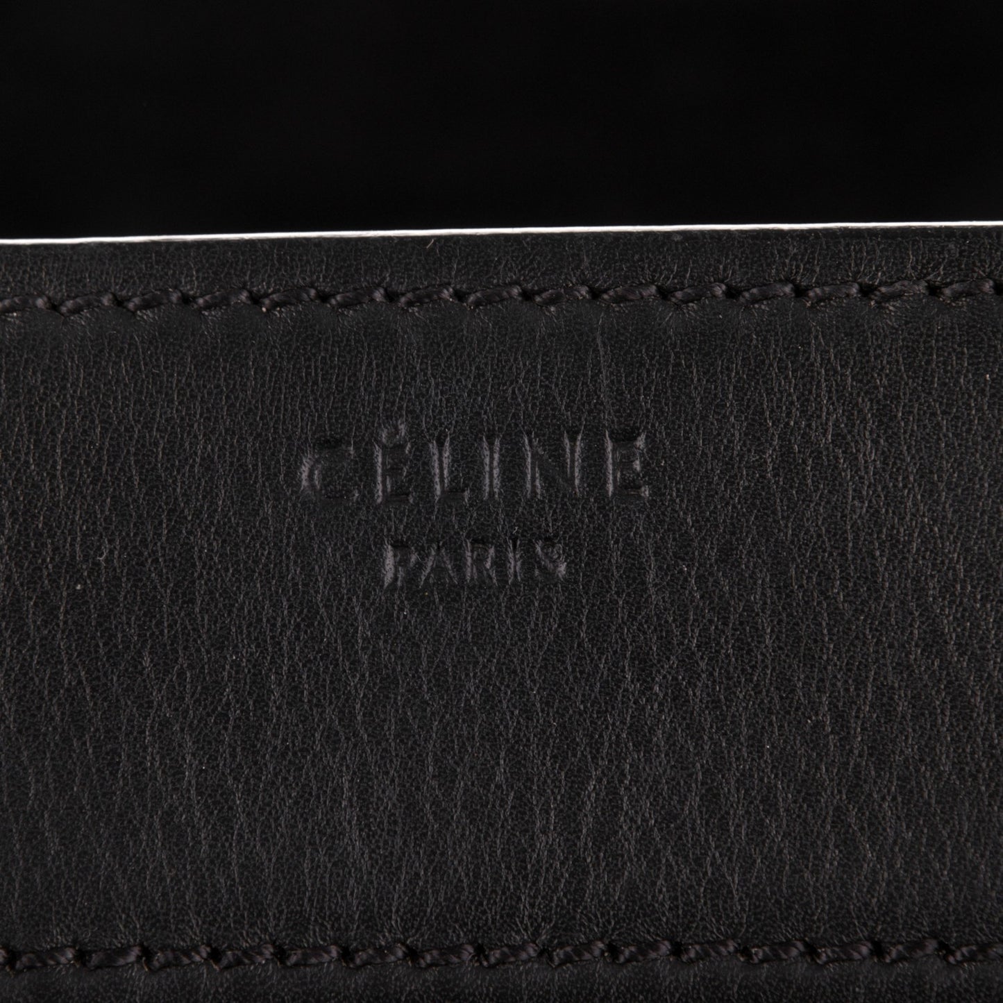 Supple Calfskin Medium Phantom Luggage Black