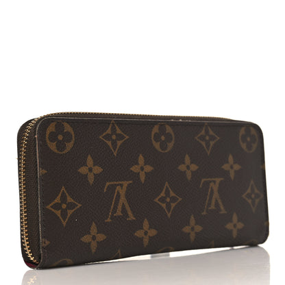 Louis Vuitton Monogram Clemence Wallet Fuchsia 3 of 9