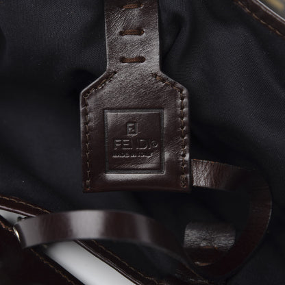 Fendi Zucca Medium Roll Tote Tobacco 7 of 10