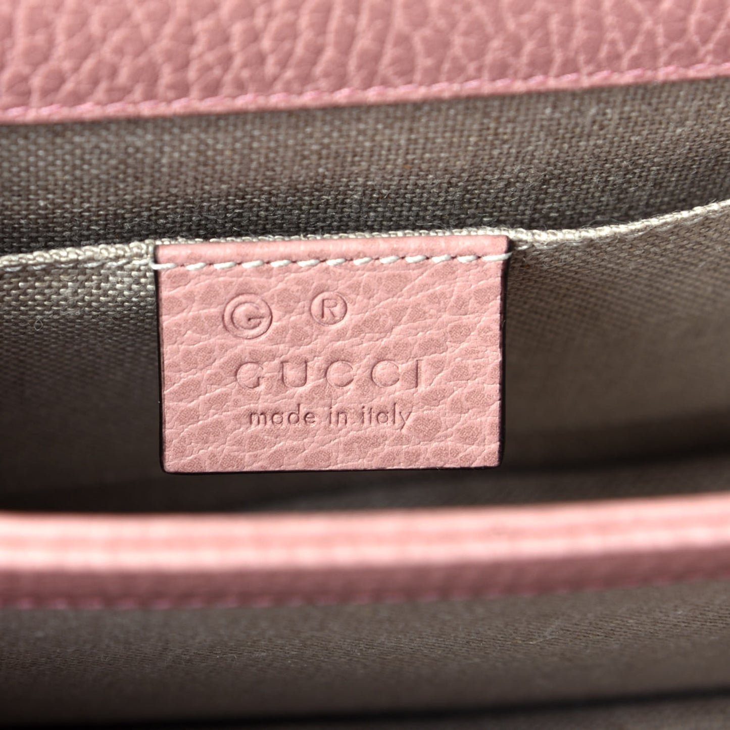 Dollar Calfskin Small Interlocking G Shoulder Bag Soft Pink