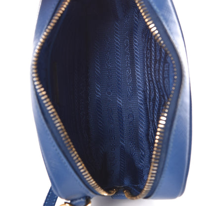 Prada Saffiano Mini Camera Crossbody Bag Azzurro 5 of 9