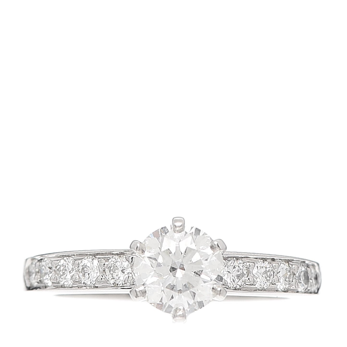 Platinum Diamond .80ct Engagement Ring 52 6