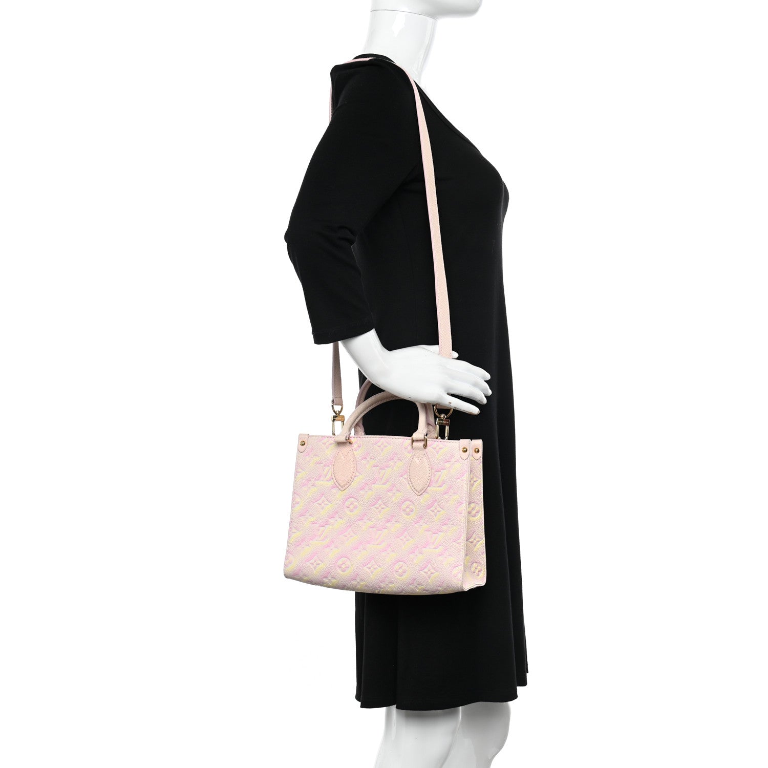 Louis Vuitton Empreinte Monogram Summer Stardust Onthego PM Pink 2 of 9