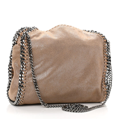 Stella McCartney Shaggy Deer Mini Falabella Fold Over Tote Beige 3 of 9