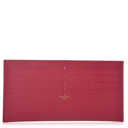 Louis Vuitton Calfskin Felicie Card Holder Insert Fuchsia 1 of 6