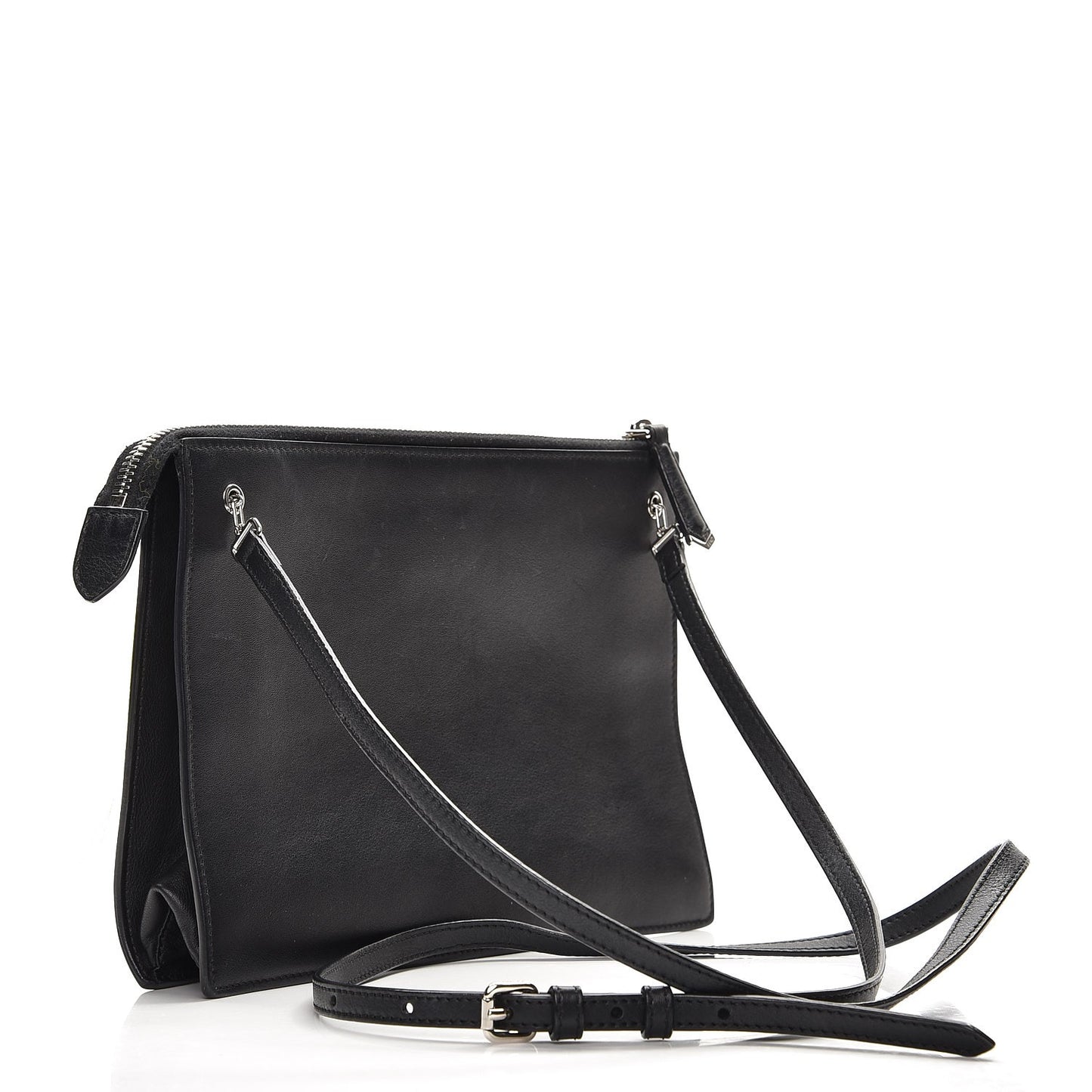 Vitello Dolce Fox Elaphe Ayers Hypnoteyes Min 2Jours Pouch Black Giallo Multicolor