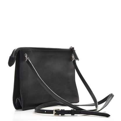 Fendi Vitello Dolce Fox Elaphe Ayers Hypnoteyes Min 2Jours Pouch Black Giallo Multicolor 3 of 9