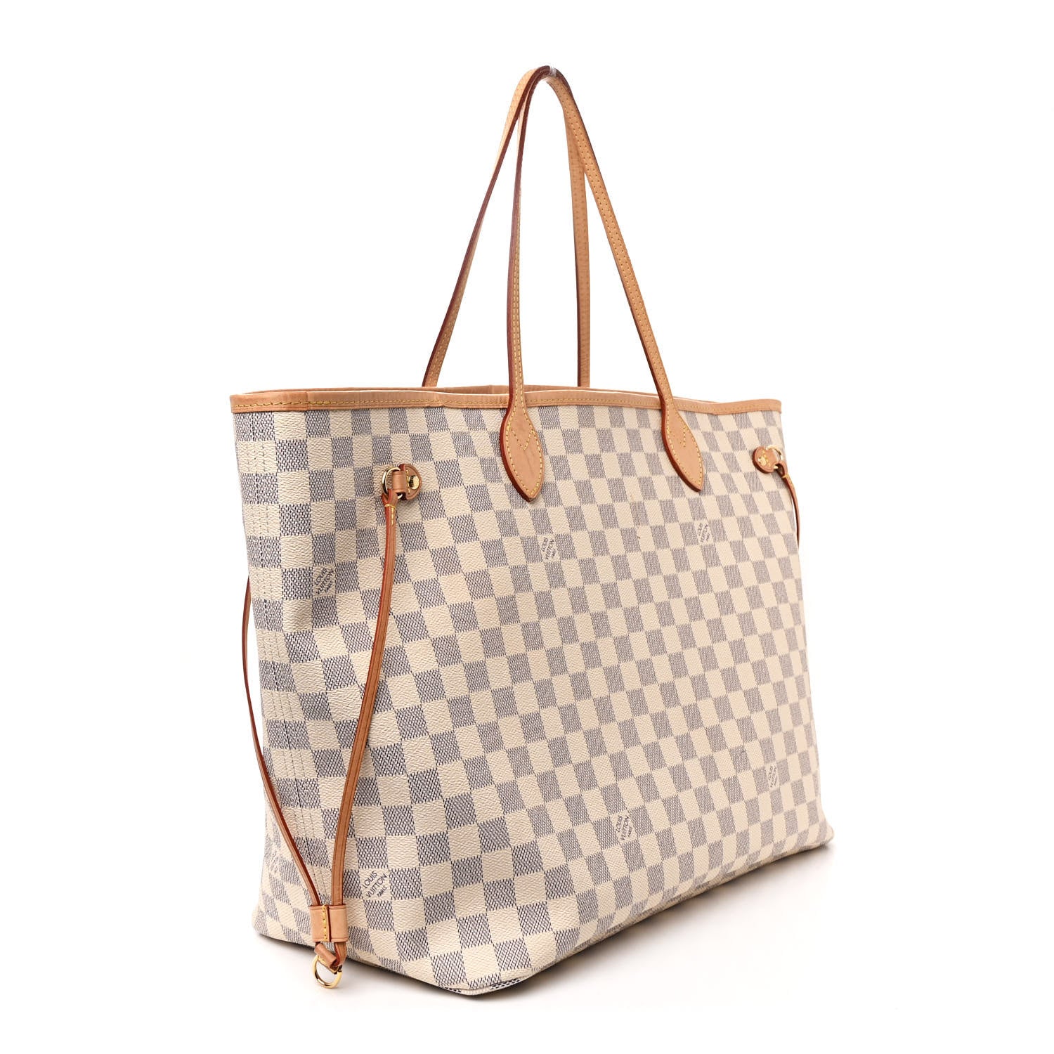 Louis Vuitton Damier Azur Neo Neverfull GM Rose Ballerine 4 of 14