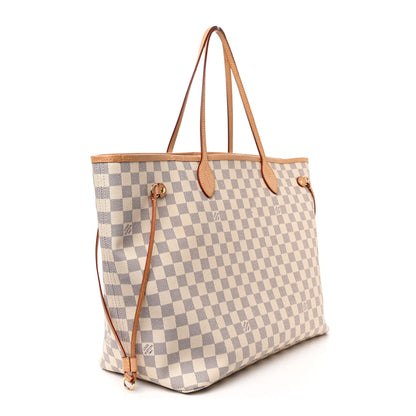 Louis Vuitton Damier Azur Neo Neverfull GM Rose Ballerine 4 of 14