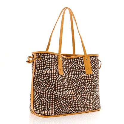 MCM Visetos Medium Liz Reversible Shopper Tote Cognac Yellow 5 of 16