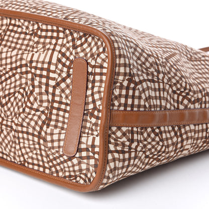 MCM Visetos Large Liz Reversible Shopper Tote Cognac 23 of 23