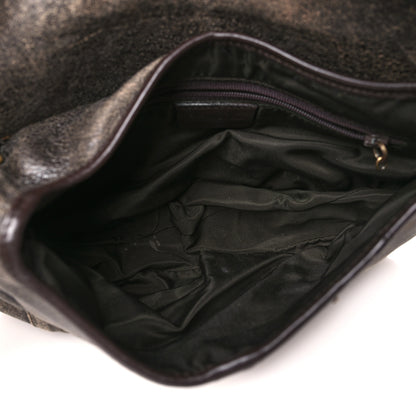 Christian Dior Calfskin Double Saddle Bag Brown 5 of 14