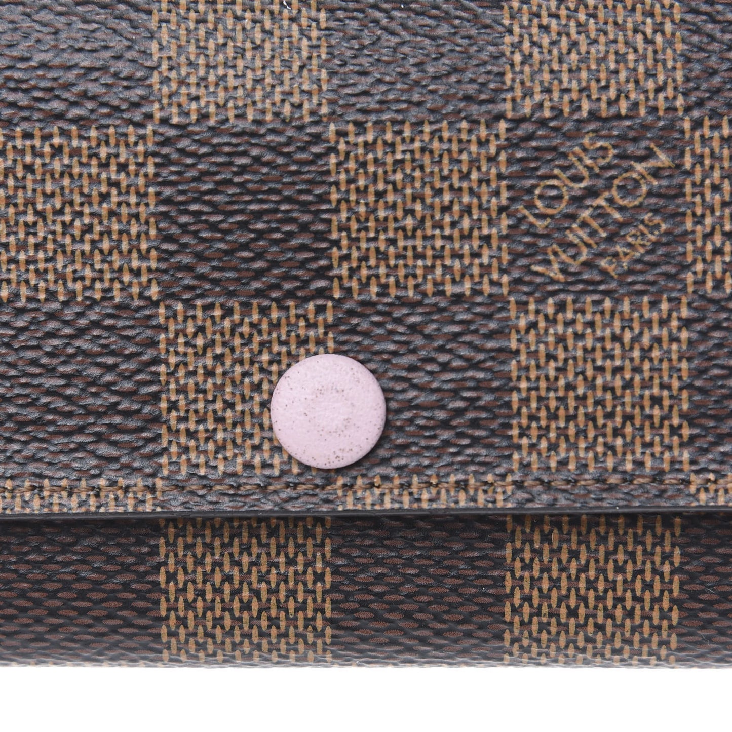 Damier Ebene Multicles 6 Key Holder Rose Ballerine