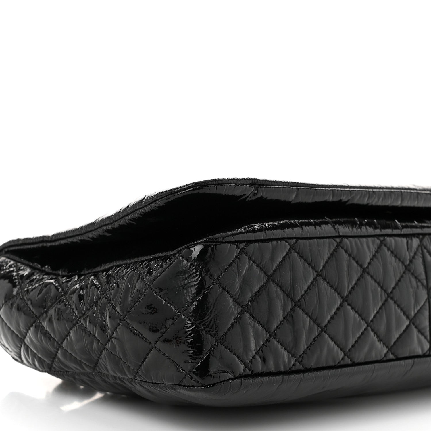 Chanel Vinyl XL Rock and Chain Flap Black 9 of 10