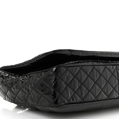 Chanel Vinyl XL Rock and Chain Flap Black 9 of 10