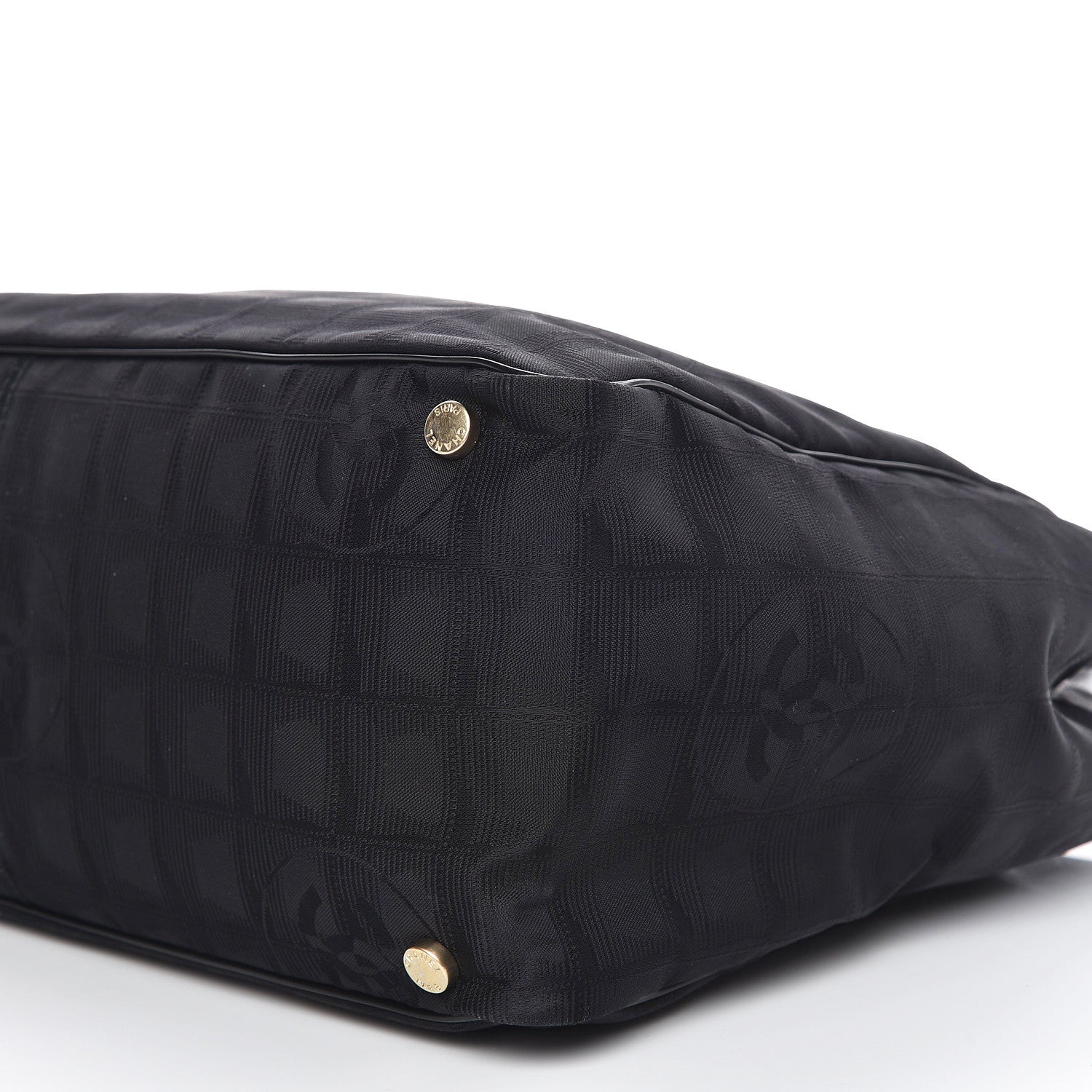 Chanel Nylon Large Travel Tote Black 7 of 10