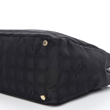Chanel Nylon Large Travel Tote Black 7 of 10